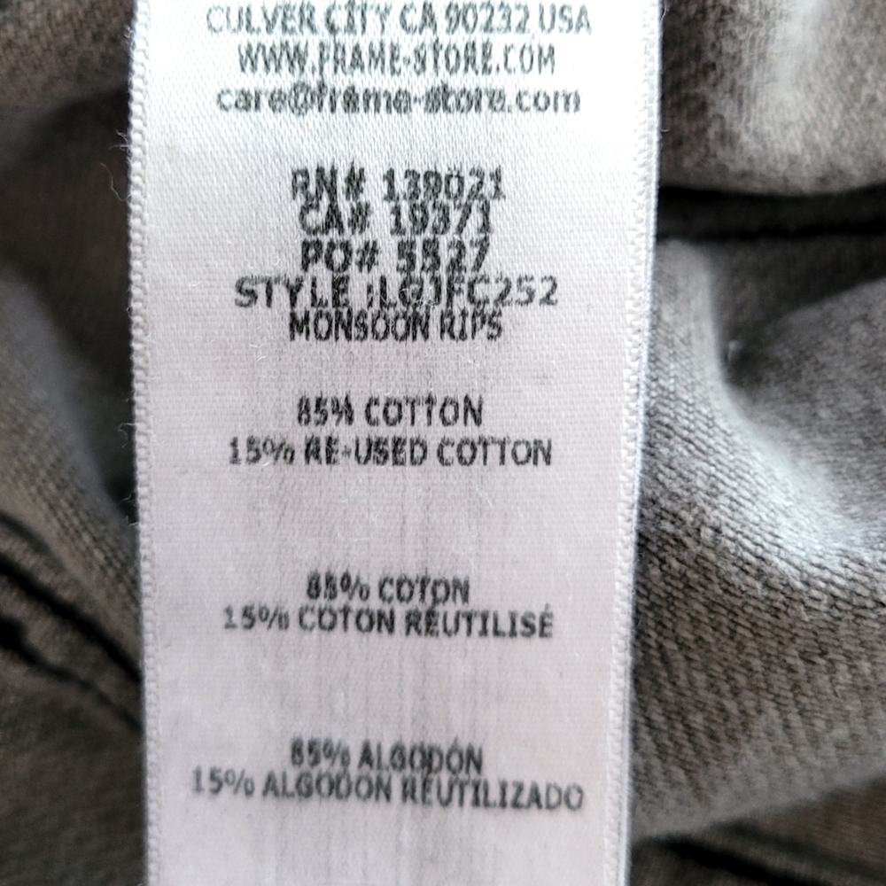 Frame Garcon Cropped Jeans - Picture 7 of 9